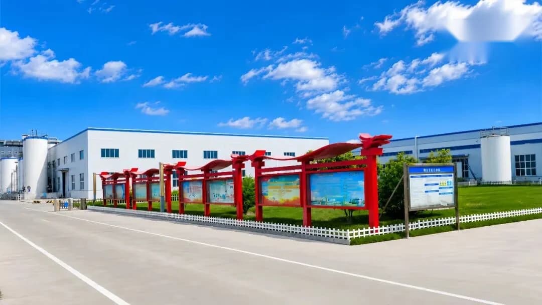 Shandong Zhongzhi Chemical plant buildings, grounds and storage tanks