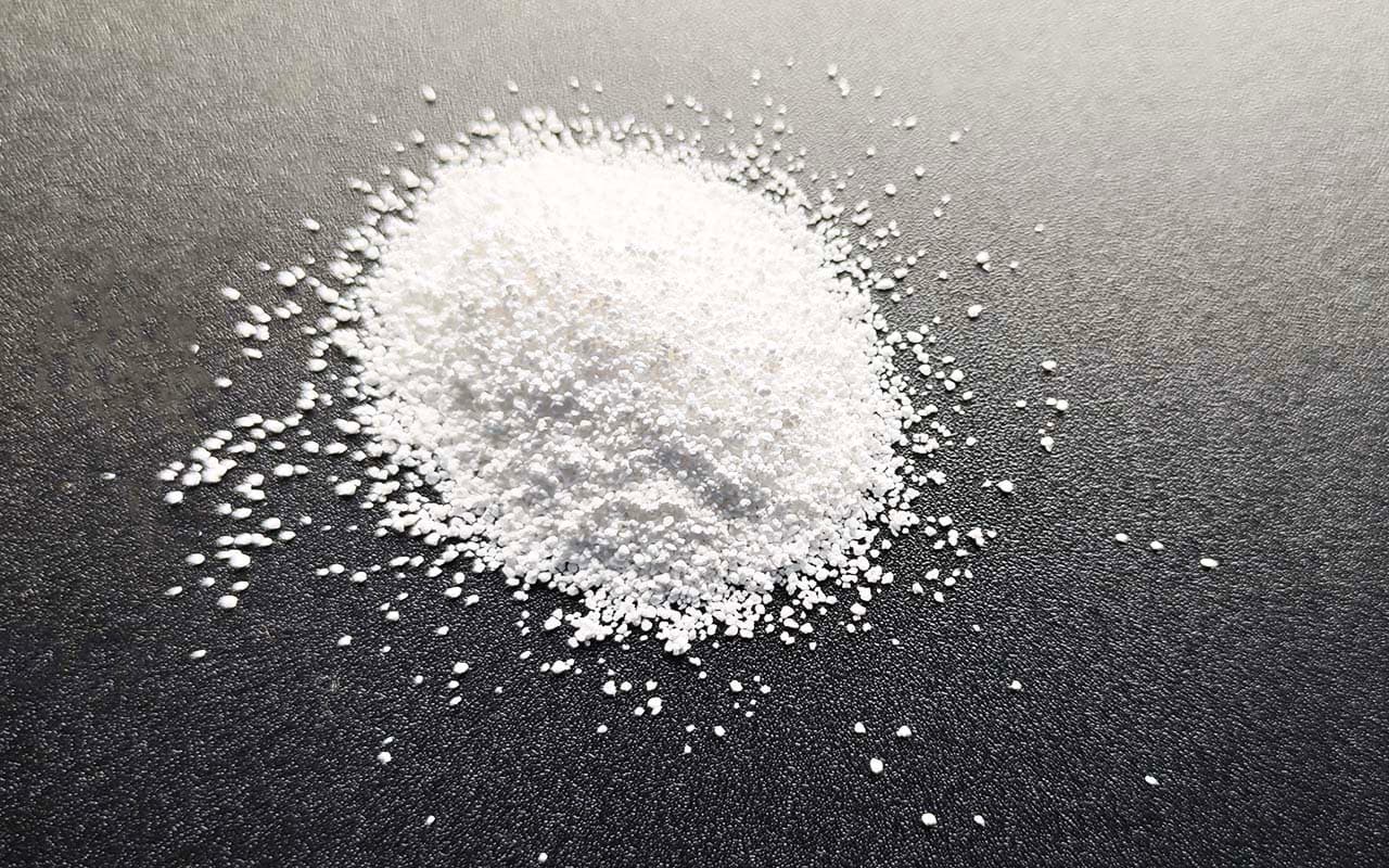 Sodium metasilicate granule sample (Na₂SiO₃)